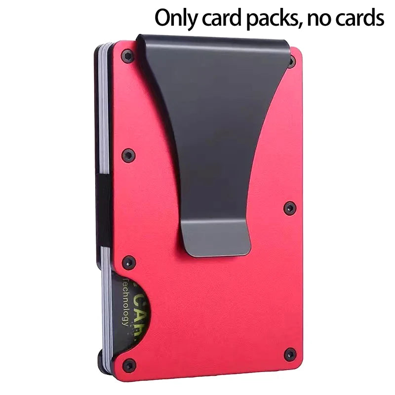 Slim RFID Minimalist Wallet – Card Holder & Money Clip