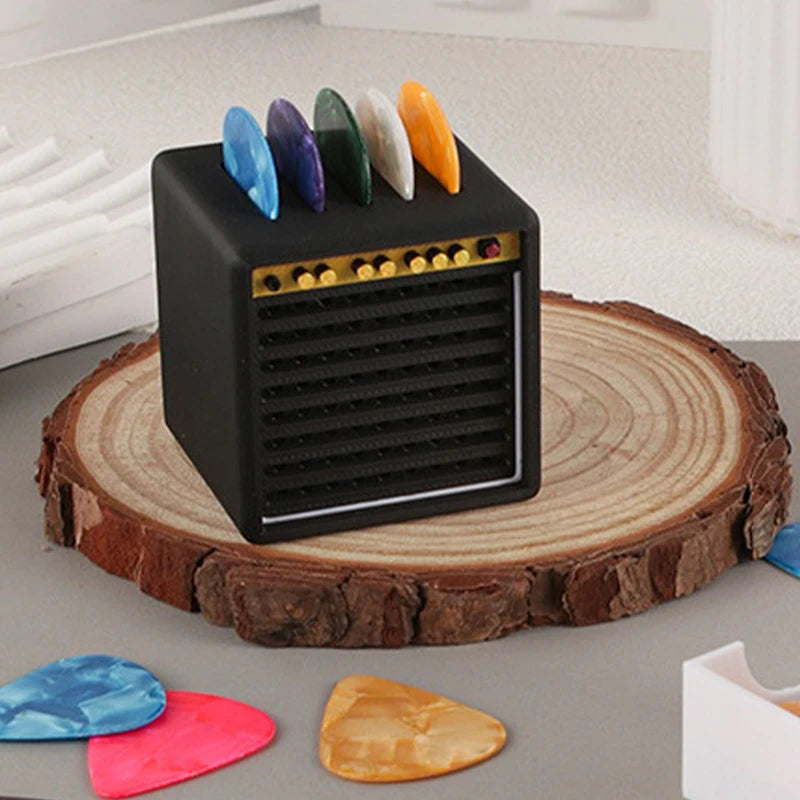 3D Printed Waterproof Dustproof Guitar Picks Organizer Portable Guitar Pick Holder With Drawer Picks Storage And Display Gifts Oasis Select