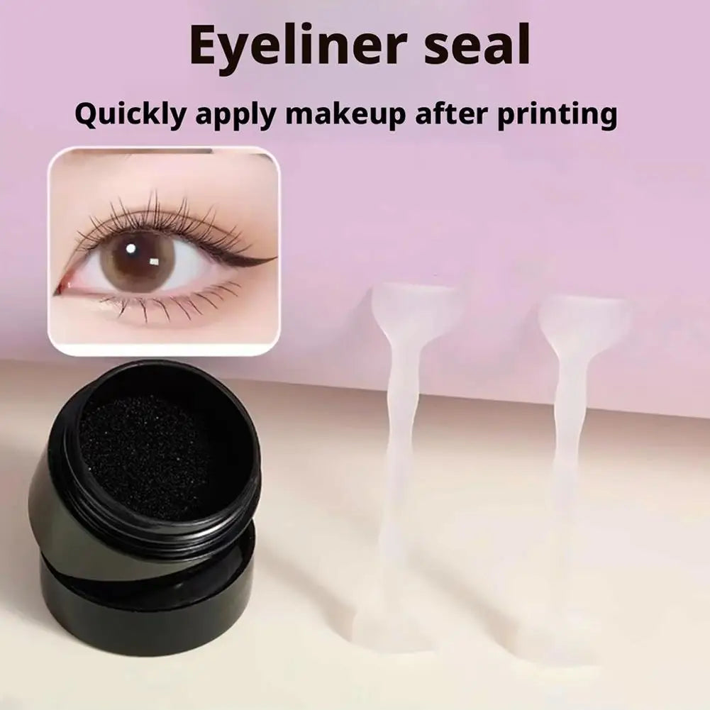 Double-Ended Eyeliner Stamp & Stencil Set – Easy Eye Makeup Eyeliner Stamp Set Oasis Select