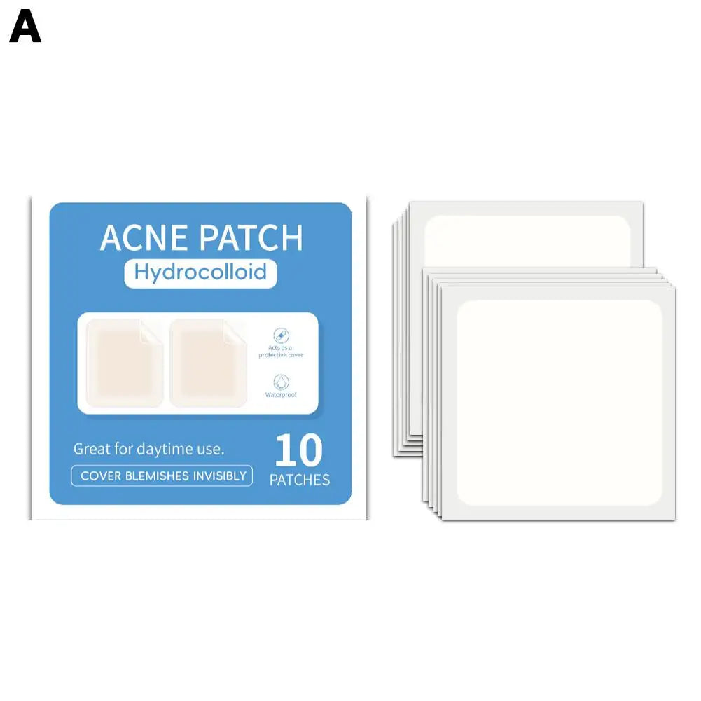 Mixed Sizes Hydrocolloid Pimple Patches Large Hydrocolloid Pimple Patches Invisible Acne Circle Stickers for Zits, Spots, Pimple Oasis Select 10pcs
