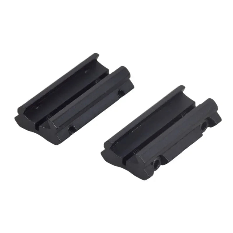 Weaver Picatinny Adapter 11mm Dovetail 2Pcs CNC Aluminum Mount Base 9.5mm-10mm Mini Clamp Red Dot Sight Converter Oasis Select