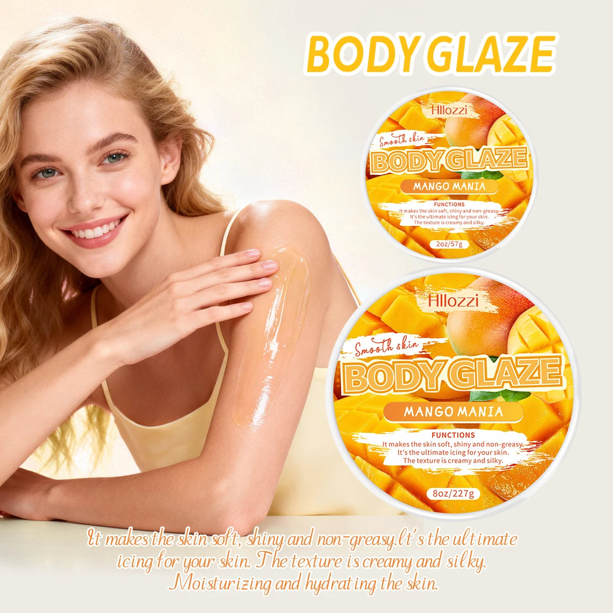 8oz 2oz Body Glaze Pistachio Moisturizes, Protects, and Repairs Skin make the skin appear lighter, brighter, or more radiant Oasis Select