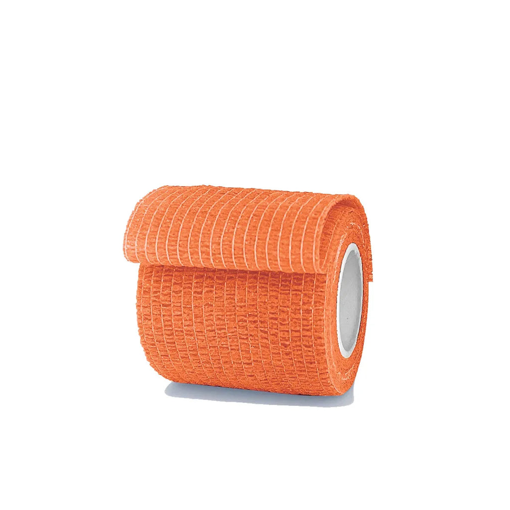 1/15/48Rolls Self Adhesive Bandage Wrap,Cohesive Bandage Wrap For Sport And Athletic,Orange Breathable Vet Wrap For Wounds Oasis Select 1pcs 2.5cmx4.8m