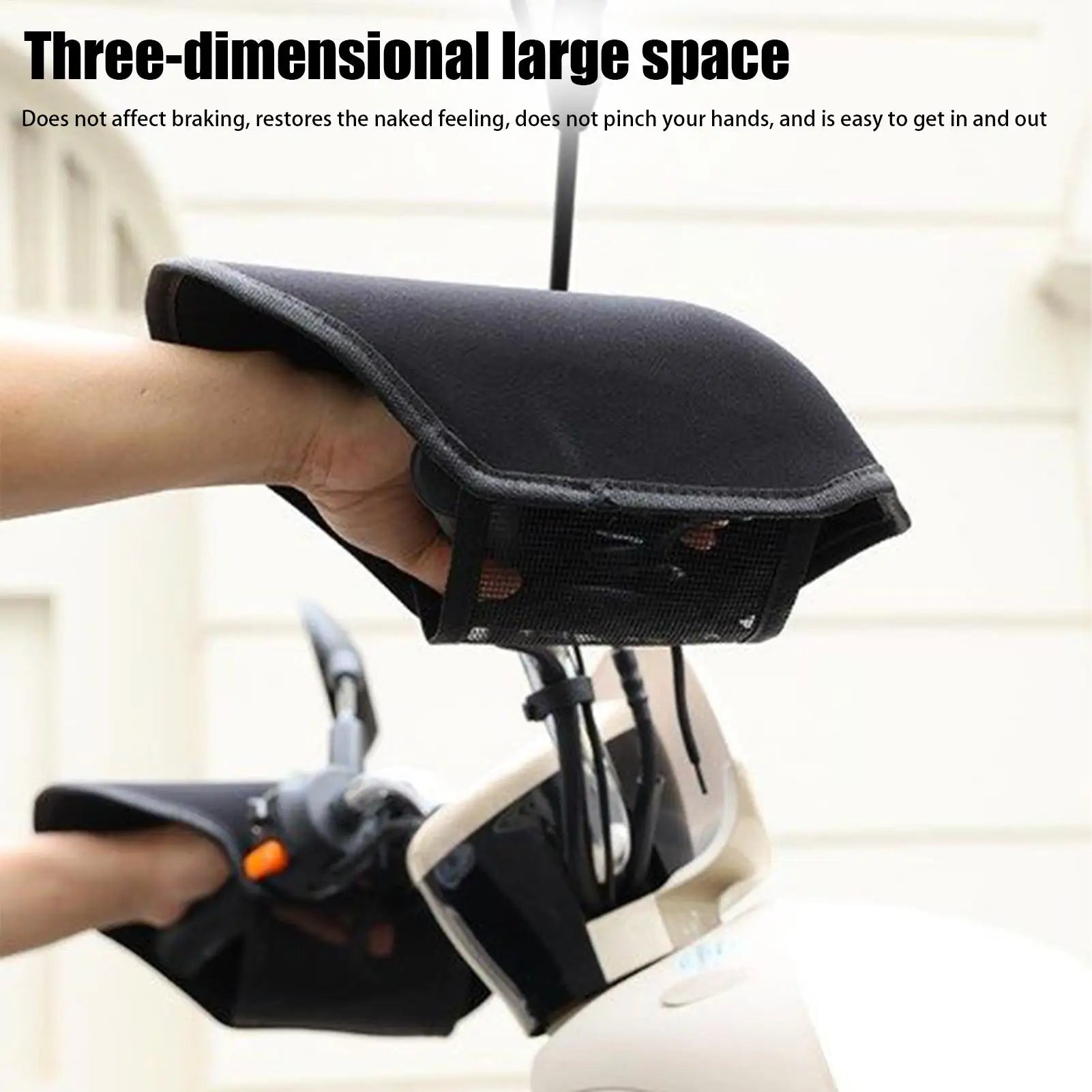 Handlebar Gloves Outdoor Motorcycle Handlebar Muffs Sun Protection Waterproof Windproof Grip Accessories Sun Protection Hand Oasis Select