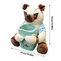 Plush Dog Car Tissue Box Trash Can Doggie Car Tissue Box 2 In 1 Cute Car Tissue Box Creative Animal Cartoon Decorative Organizer Oasis Select C