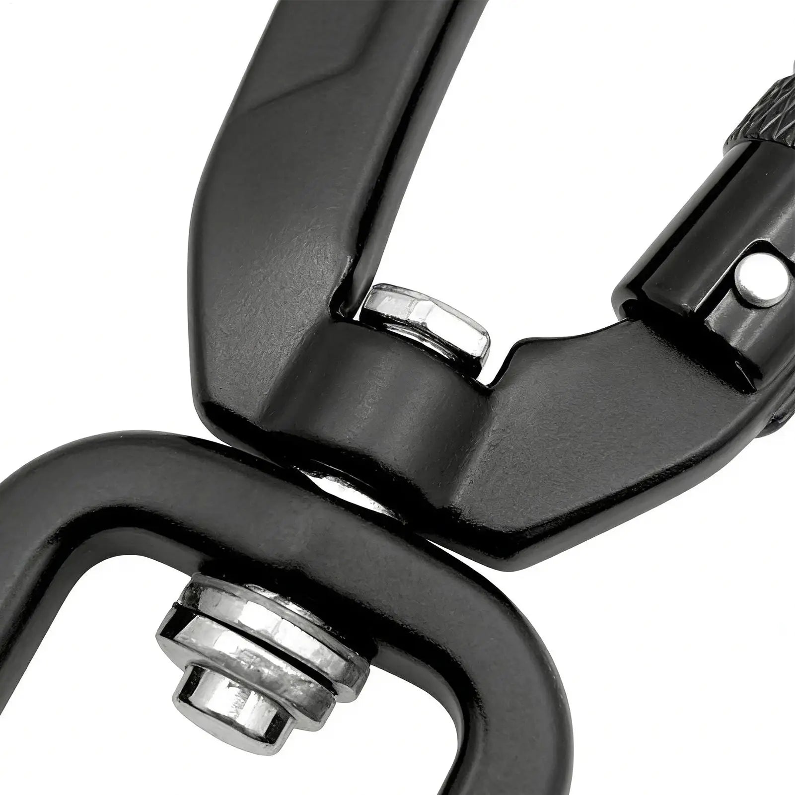 Aluminum Alloy Carabiner D-Ring Key Chain Clip Camping Keyring Hook Outdoor Travel Climbing Camping Backpacking Fishing Oasis Select