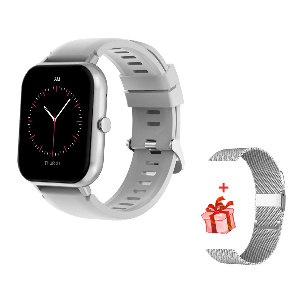 Blue Tooth Call Women Smart Watch 24H Health Monitor 100+ Sport Modes Waterproof Music Men Lady Smartwatch Information Push Oasis Select SVGRS a SVM