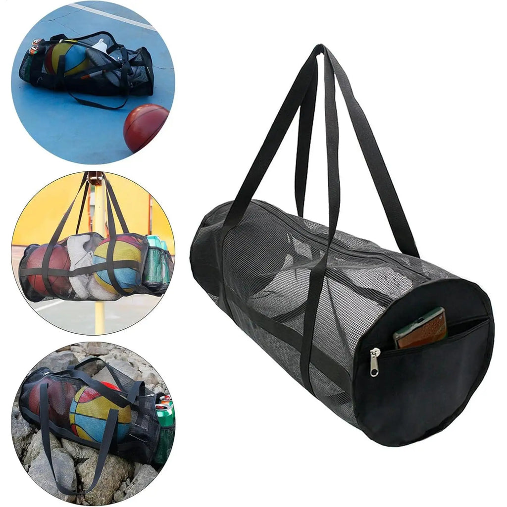Foldable Mesh Swimming Bag Lightweight Beach Toys Gear Bag Multi-Function Swimming Dry Sack Large Capacity for Outdoor Sports Oasis Select