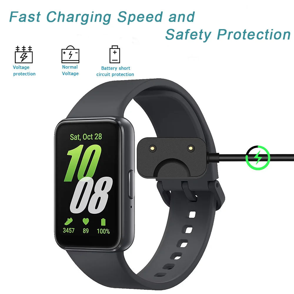 USB-C Charger Cable for Samsung Galaxy Fit 3 SM-R390 – 100cm Smartwatch Charger Cable Oasis Select