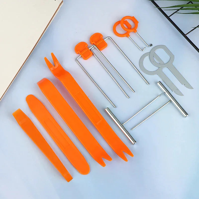 "Quality 12pcs Auto Car Door Clip Panel Removal Tool Set, 4in1 Dash Trim Audio Door Installation and Refit" Oasis Select