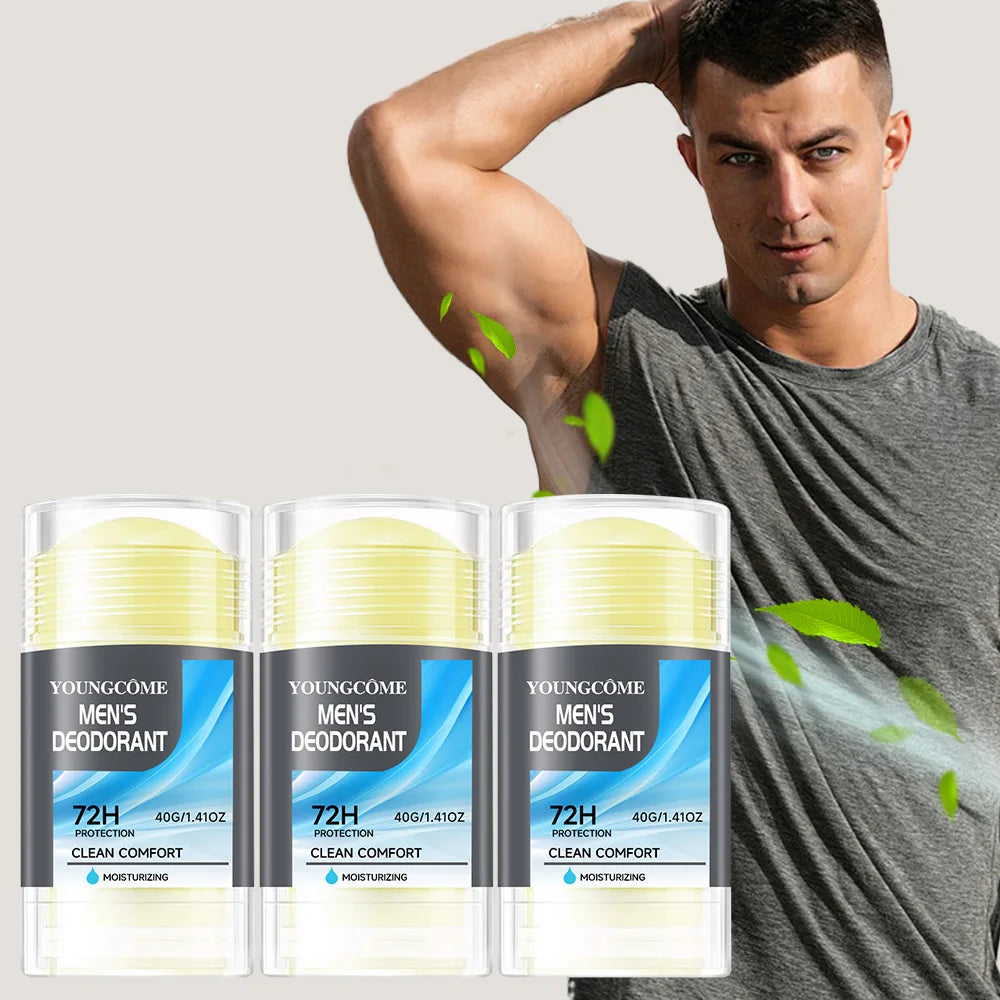 YOUNGCOME Men's Natural Deodorant Stick – Lasting Freshness 40g Men's Deodorant Stick Oasis Select