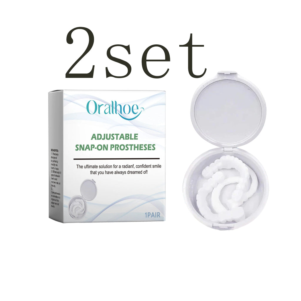 Adult Teeth Veneers - Suitable for Cosmetic Teeth, Dentures and Tooth Gaps, Conceals Minor Imperfections, Enhances Aesthetics Oasis Select 2set