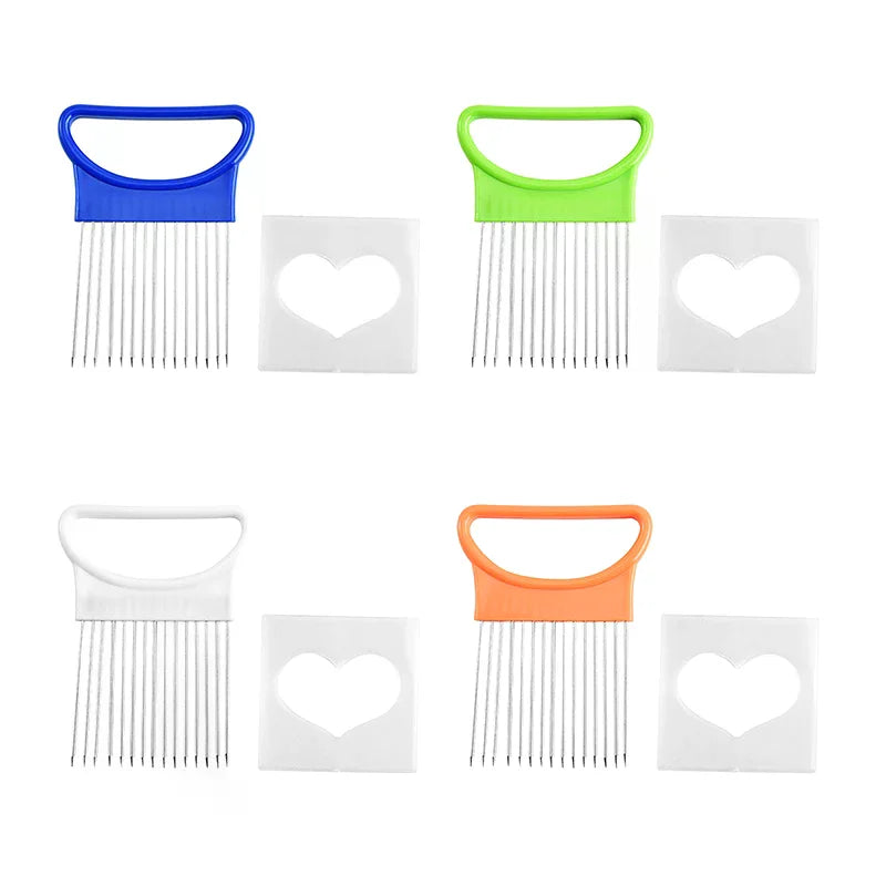 Heart-Shaped Onion Needle Multi-Functional Vegetable Slicer And Fruit And Vegetable Slicing Aid Oasis Select