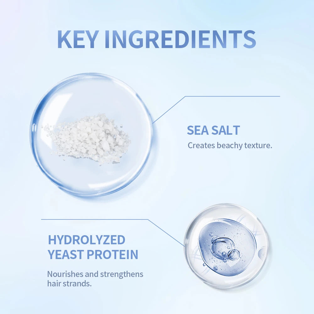Lakerain Sea Salt Hair Spray – Volume, Waves & Anti-Frizz Hair Styling Spray Oasis Select