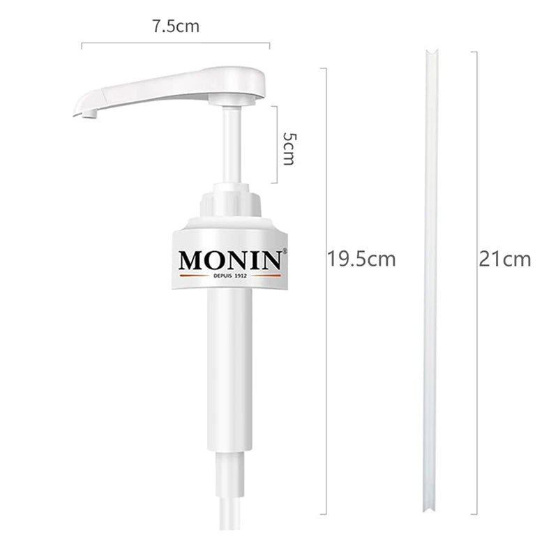 1pcs Coffee Dispenser Syrup Pump Black White Liquid Dispenser For Syrup 10Ml Juice Bottle Dispenser Pump Oasis Select White