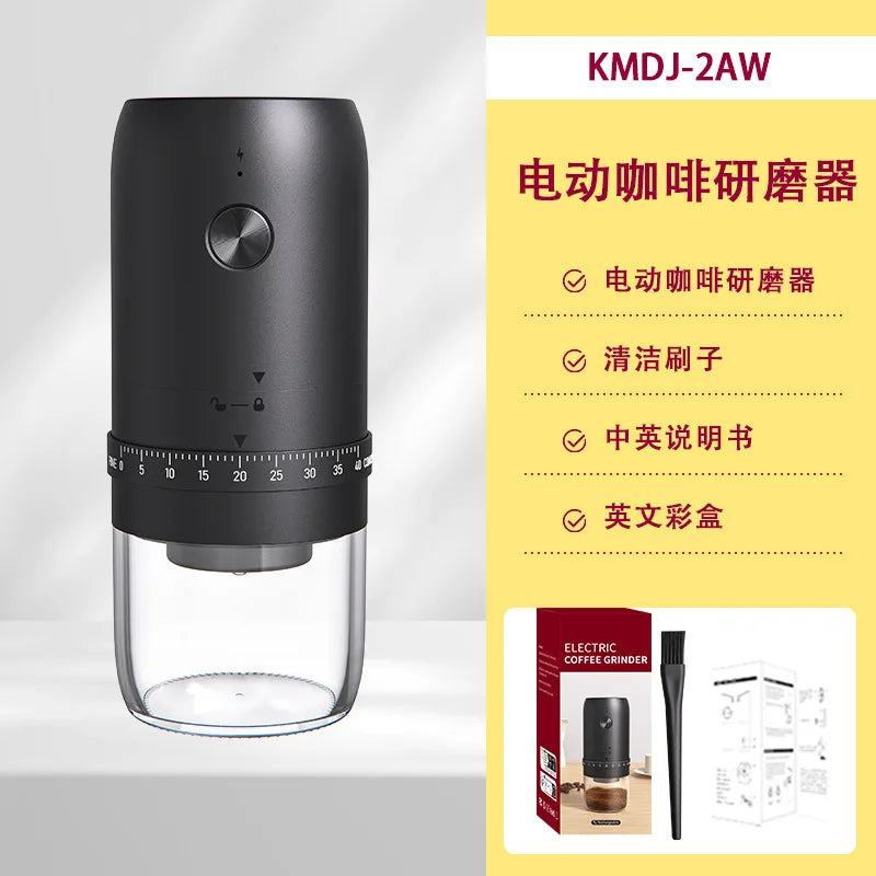 Portable Electric Coffee Bean Grinder – Fully Automatic