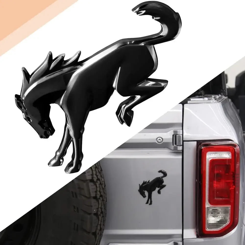 3D Emblem Decals Stickers Vinyl Rear Emblem Black ABS Tailgate Compatible with Ford Bronco Sport Accessories 2020 2021 2022 2023 Oasis Select