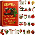 Sewing Advent Calendar 2025, 24-Day Christmas Countdown Surprise Box, 2D Acrylic Festive Hanging Decoration Oasis Select Default Title