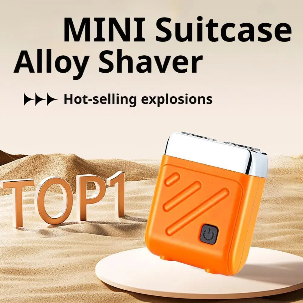 Electric Razor For Men, Portable Mini Rotary Dual Ring Electric Shaver, USB Rechargeable Shavers Razor With Waterproof Wet/Dry Oasis Select