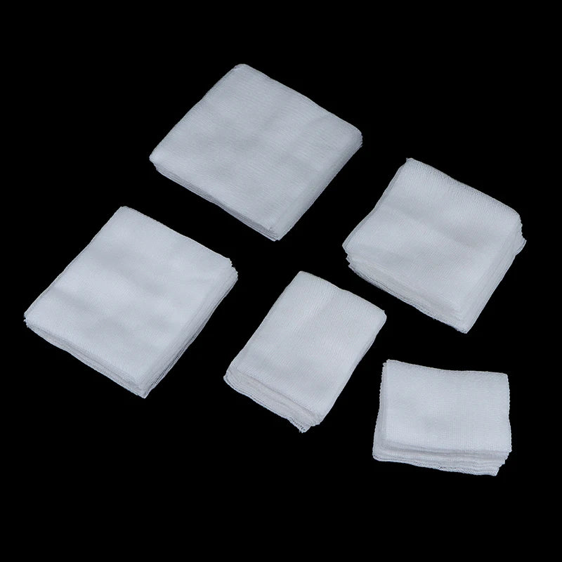10Pcs 8 Layer Medical Absorbent Gauze Pad Wound Dressing Sterile Gauze Block First Aid Kit Gauze Pad Wound Care Supplies Oasis Select