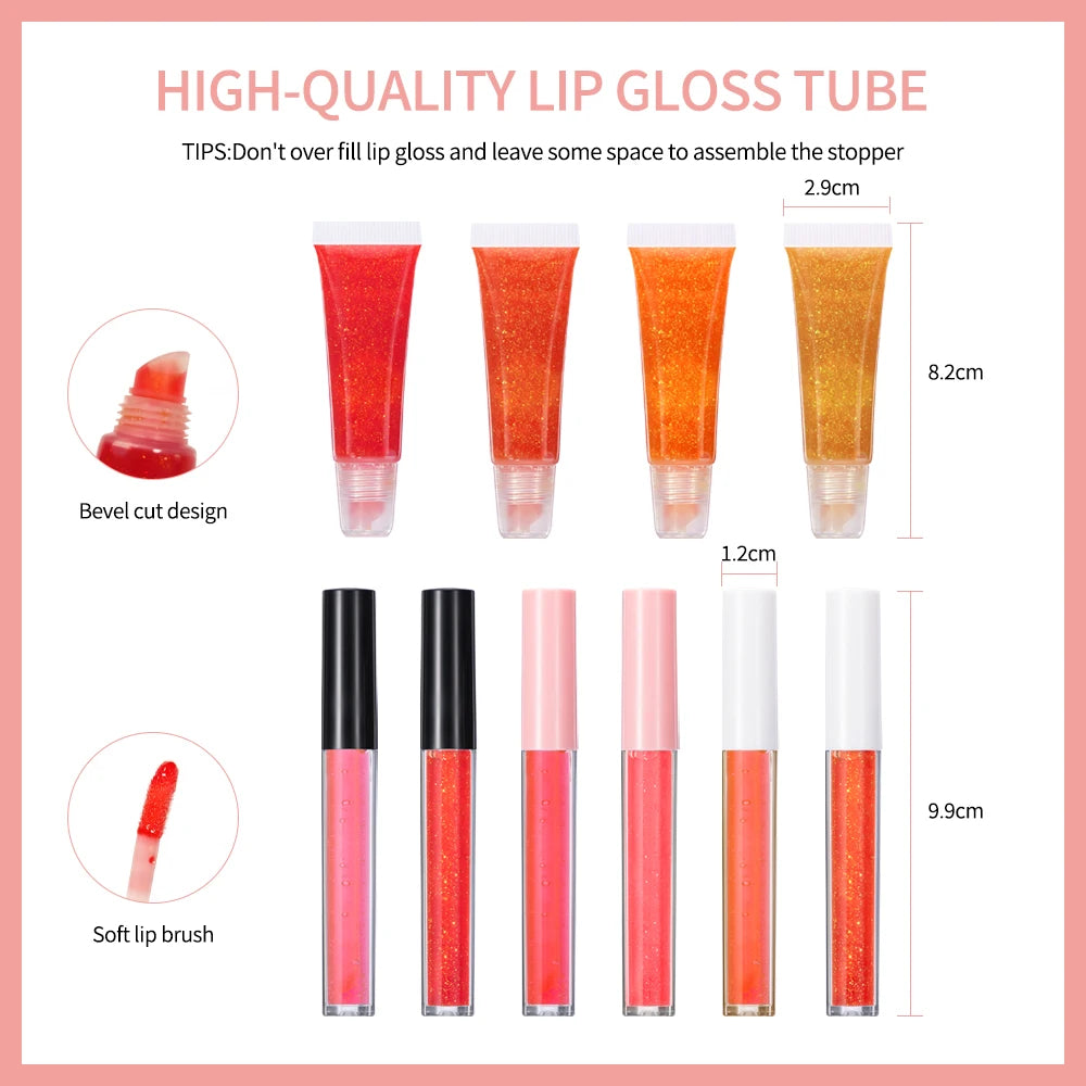 Lakerain Lip Gloss Making Kit DIY Raw Material Moisturizing Lip Gloss Base Tool Kit High Quality Professional DIY Lip Gloss Set Oasis Select