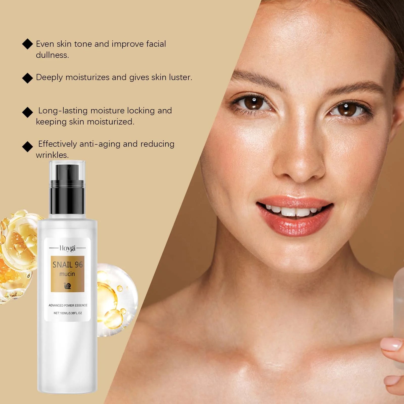 Snail 96 Mucin Power Essence – Anti-Aging Brightening Serum Face Serum Essence Oasis Select