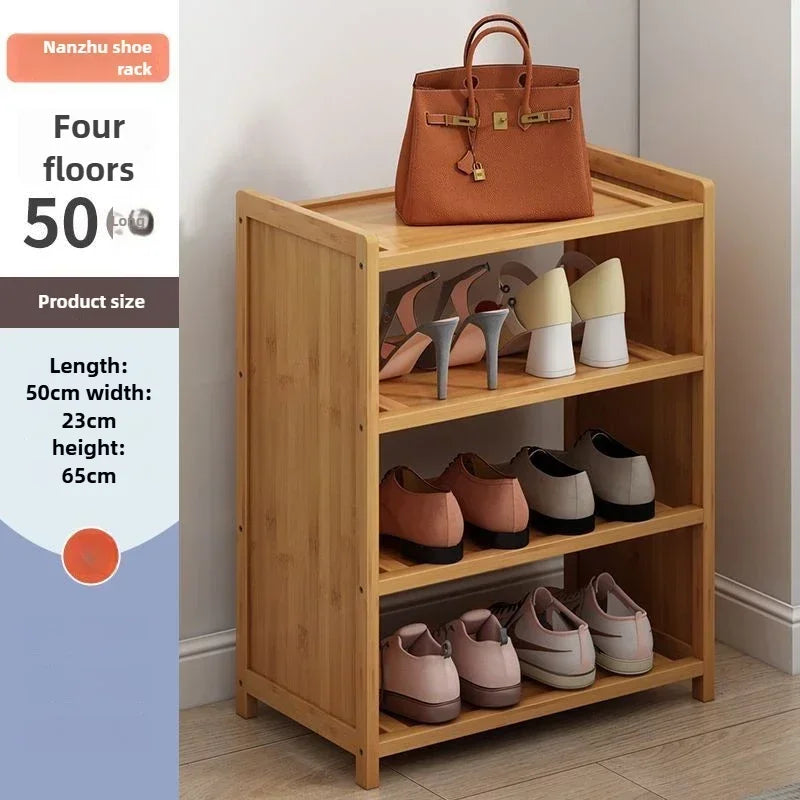 Multi-functional Space-saving shoe rack Multi-layer bamboo shoe rack Storage dust-proof storage shoe rack Oasis Select Fourth floor A