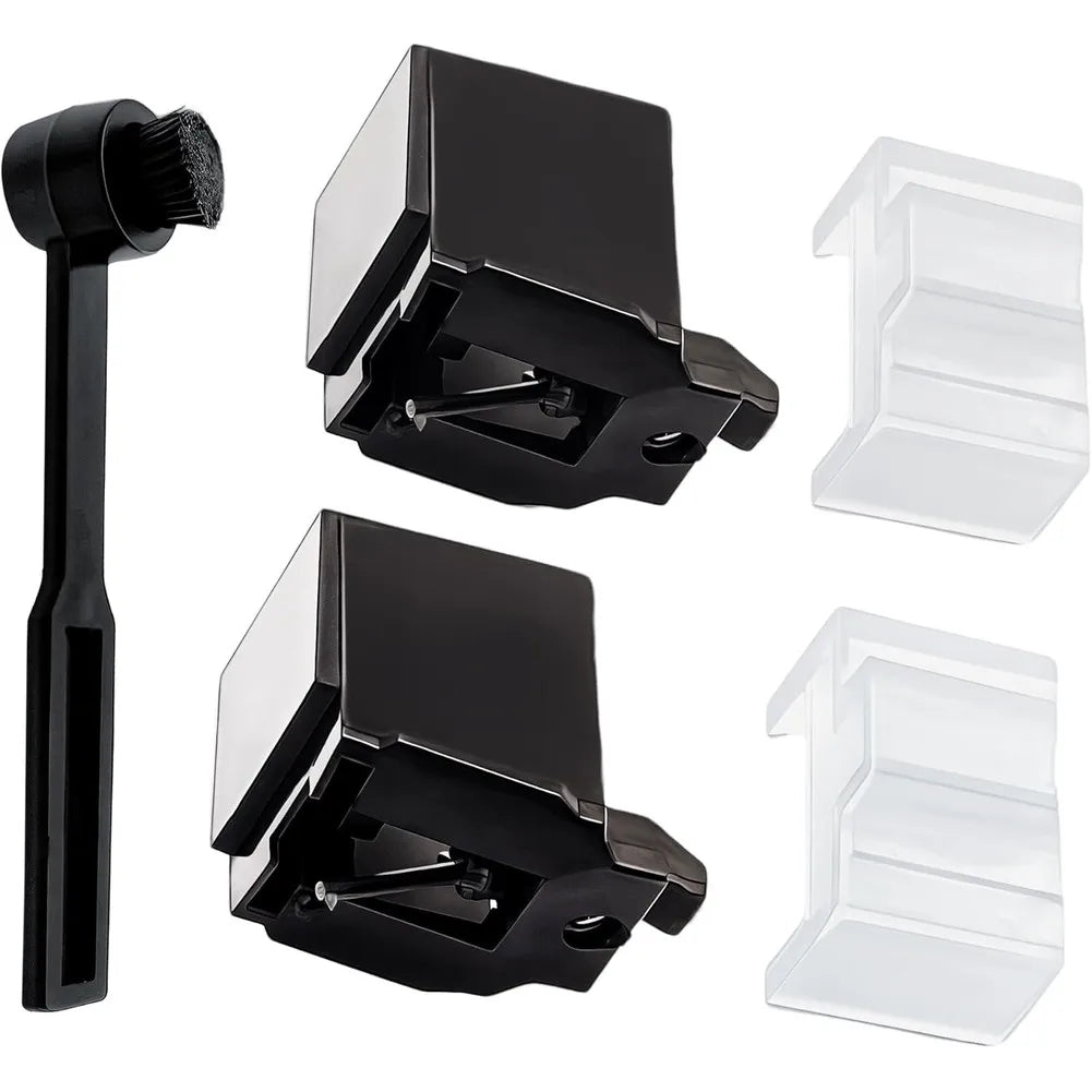 2PCS ATN3600LE Tapered Stylus for Audio-Technica AT-LP60X AT-LP60 AT-PL300 Turntables with Cleaning Brush Accessory Oasis Select A