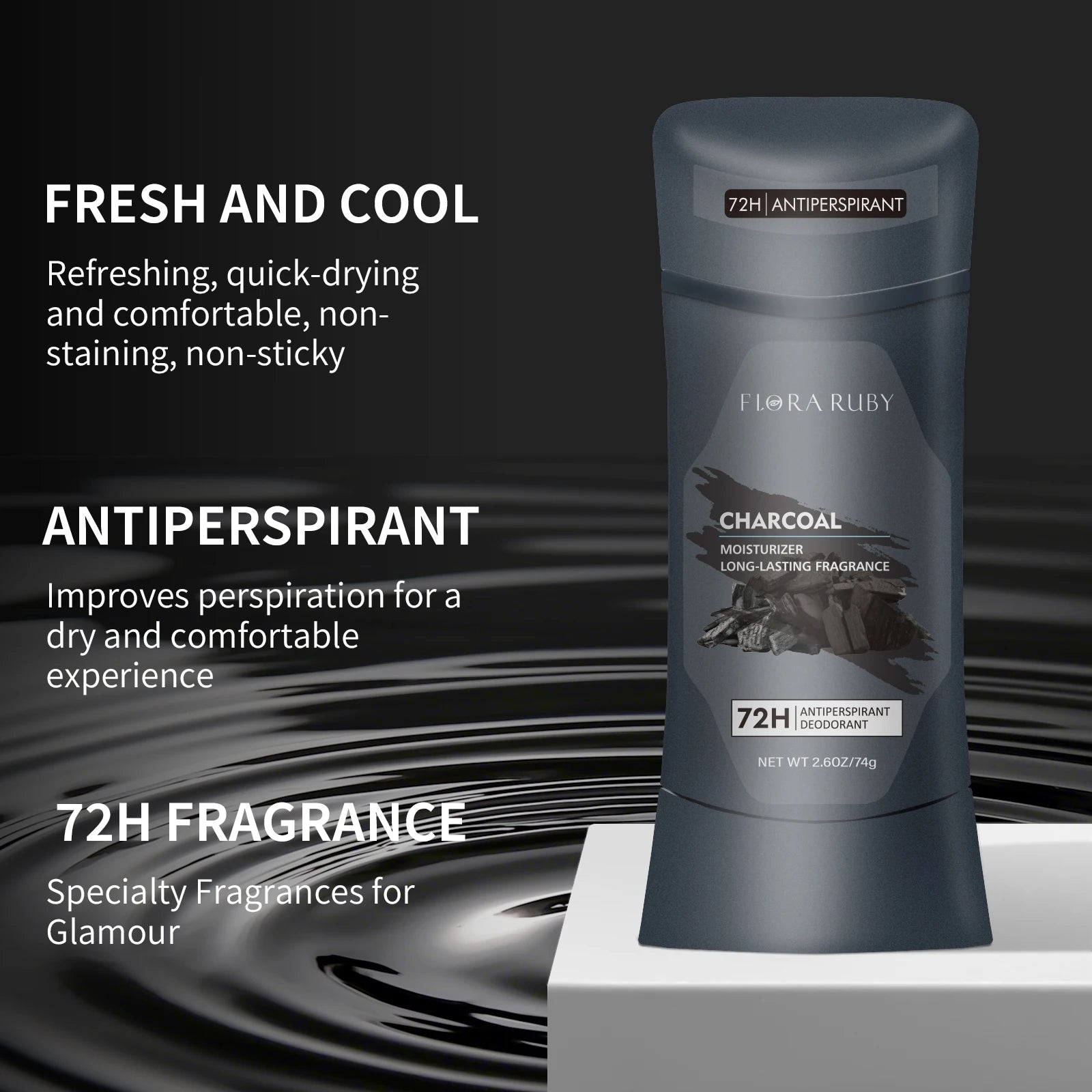 Men Deodorant Stick Anti Sweating Keep Drying Lasting Fragrance Remove Armpit Odor Underarm Refresh Sticks Antiperspirant 74g Oasis Select