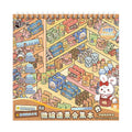 3D Miniature Supermarket Restocking Sticker Book DIY Quiet Book Snack Beverage Storage Simulation Scene Stickers Kids Toy Oasis Select sticker