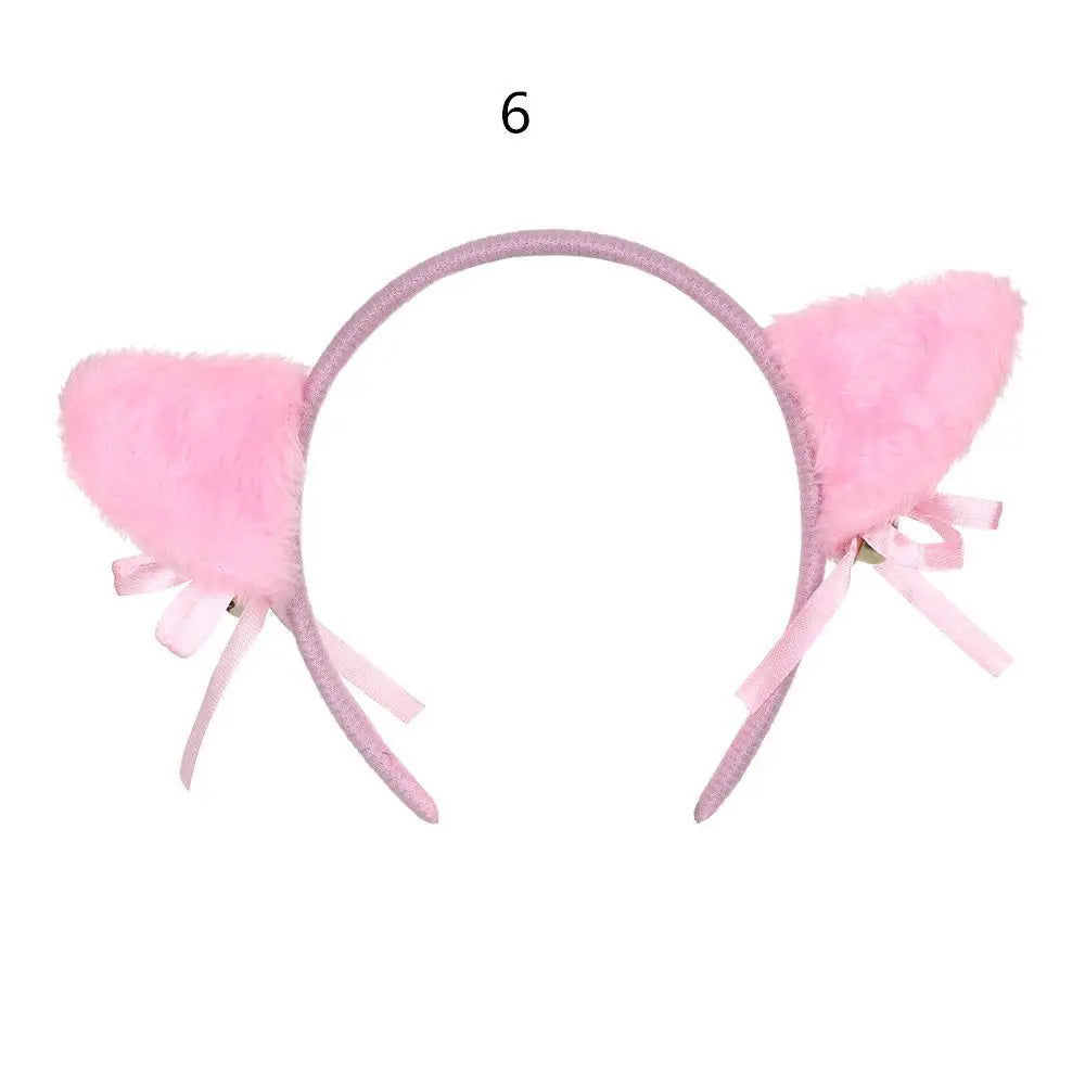 Lovely Club Bar Anime Cosplay Small bell Cat Ear Head Band Hair Accessories Cartoon Hair Band Oasis Select 6-
