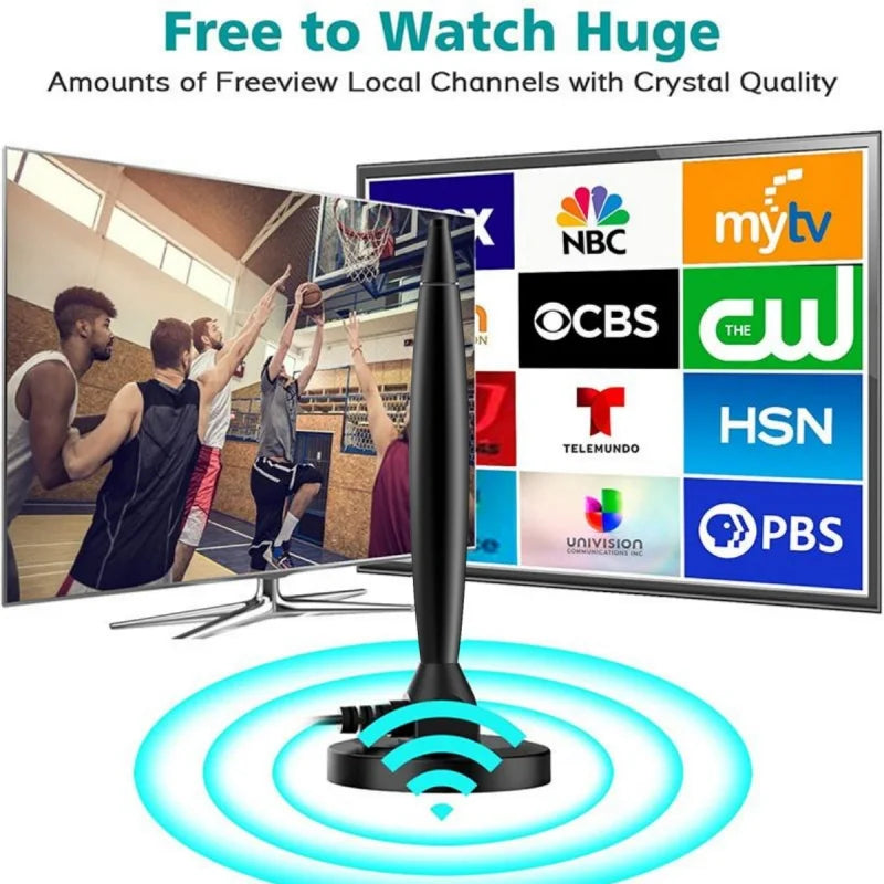 Indoor/Outdoor Digital TV Antenna with Dual Amplifier DTMB TV Signal Antenna DVB-T for Enhanced Reception Oasis Select