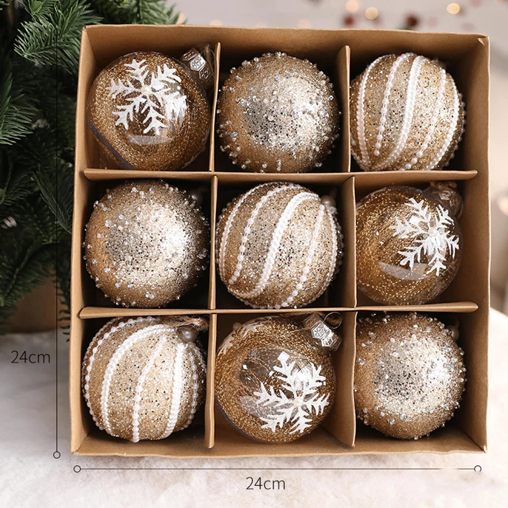 Plastic Christmas Ball Ornaments 3 15 inch 80mm Xmas Baubles Set for Holiday Tree and Event Decor Including Wedding and Party Oasis Select original C 8cm9 China Mainland