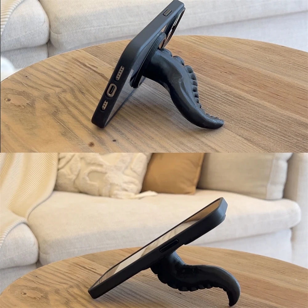 Cute Fun Octopus Tentacle Claw For Magsafe Phone Grip Tok Griptok Magnetic Holder Detachable Mobile Bracket Accessories Oasis Select