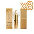 Perfect Gold Foil Lipstick Brighten Lip Color Long Wear Smooth Nourish Lips Light Texture Daily Beauty Color Changing Lip Balm Oasis Select 3.5g Boxed x 8