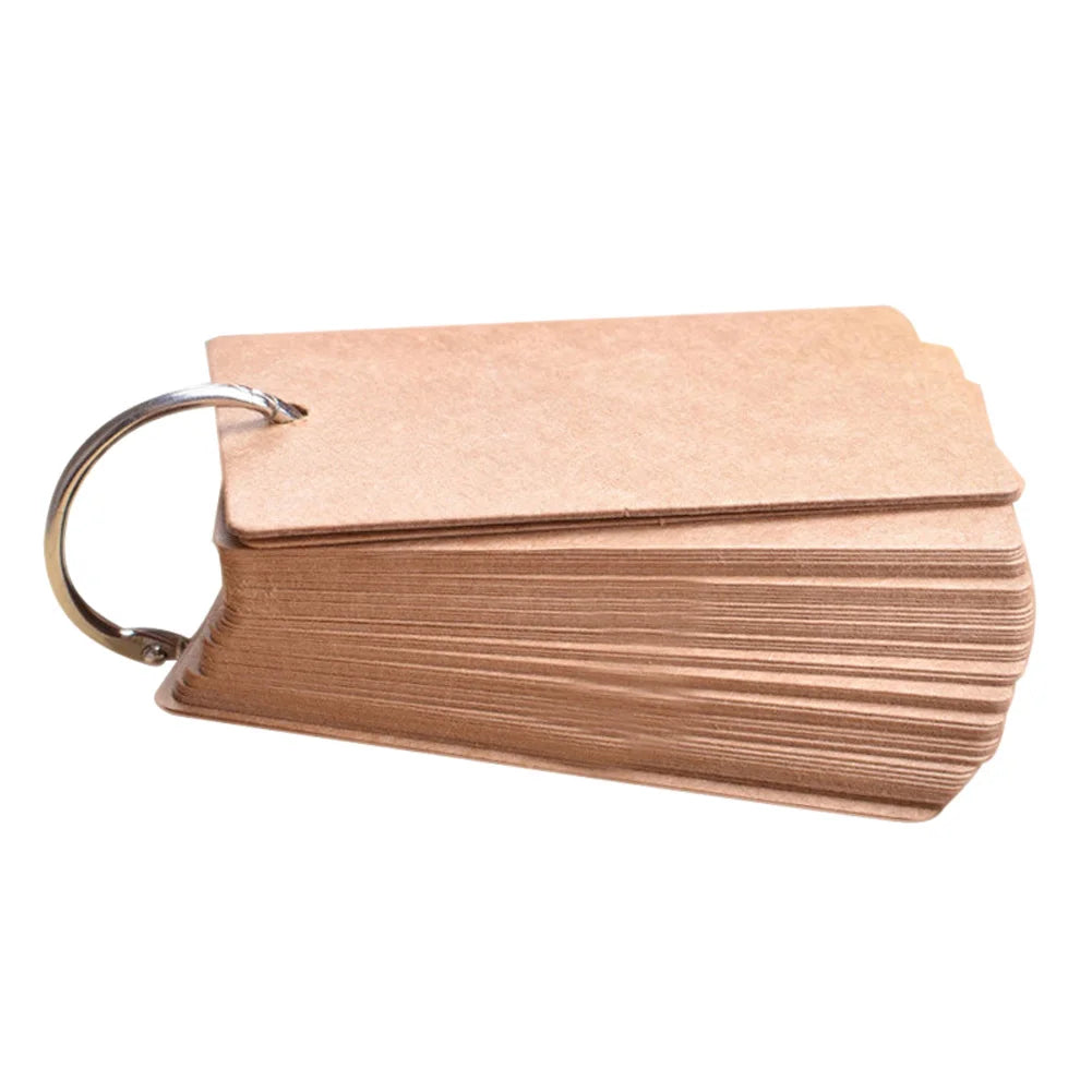 Portable Buckle Binder Flash Cards Memo Pad | DIY Notes