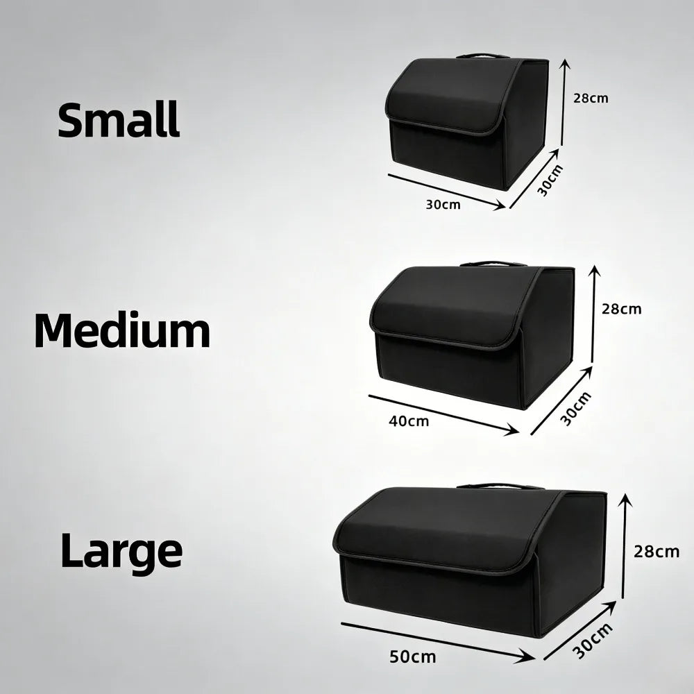 Storage Box PU Leather Multipurpose Collapsible Car Trunk Storage Organizer Car Trunk Organizer Stowing Tidying Auto Accessories Oasis Select