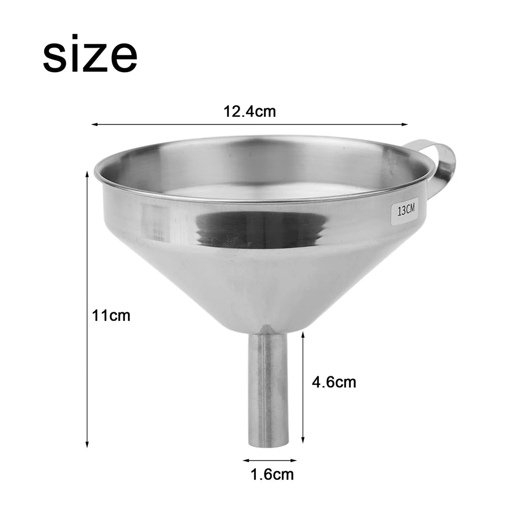 Essential Kitchen Utensil Stainless Steel Funnel Great for Filling Transferring Corrosion Resistant Easy to Handle and Clean Oasis Select
