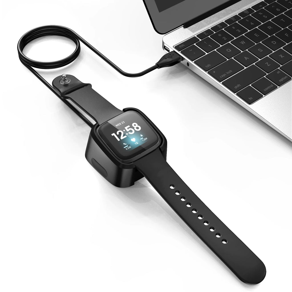 Fitbit Versa 2 USB Charger Dock & Charging Cable Stand Smartwatch Charger Dock Oasis Select