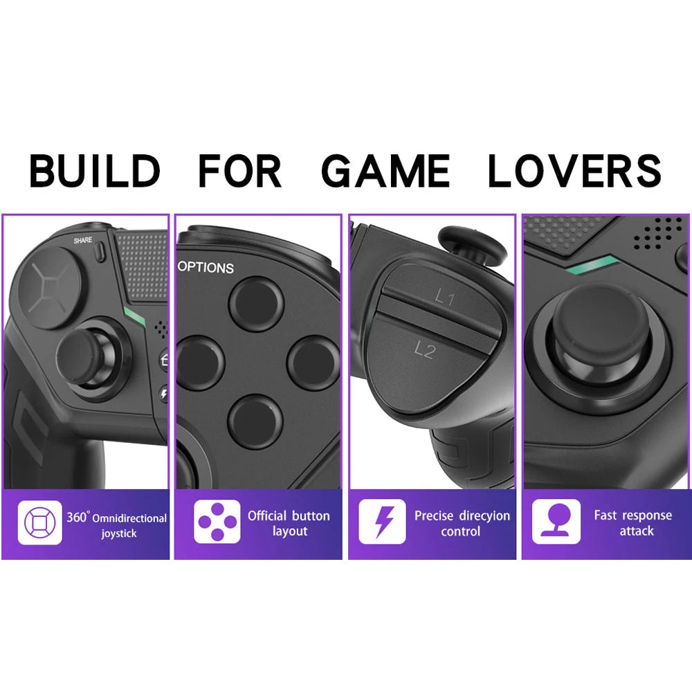 Wireless Bluetooth Gamepad for PS4, PS3, PC & Android | AyeBeau