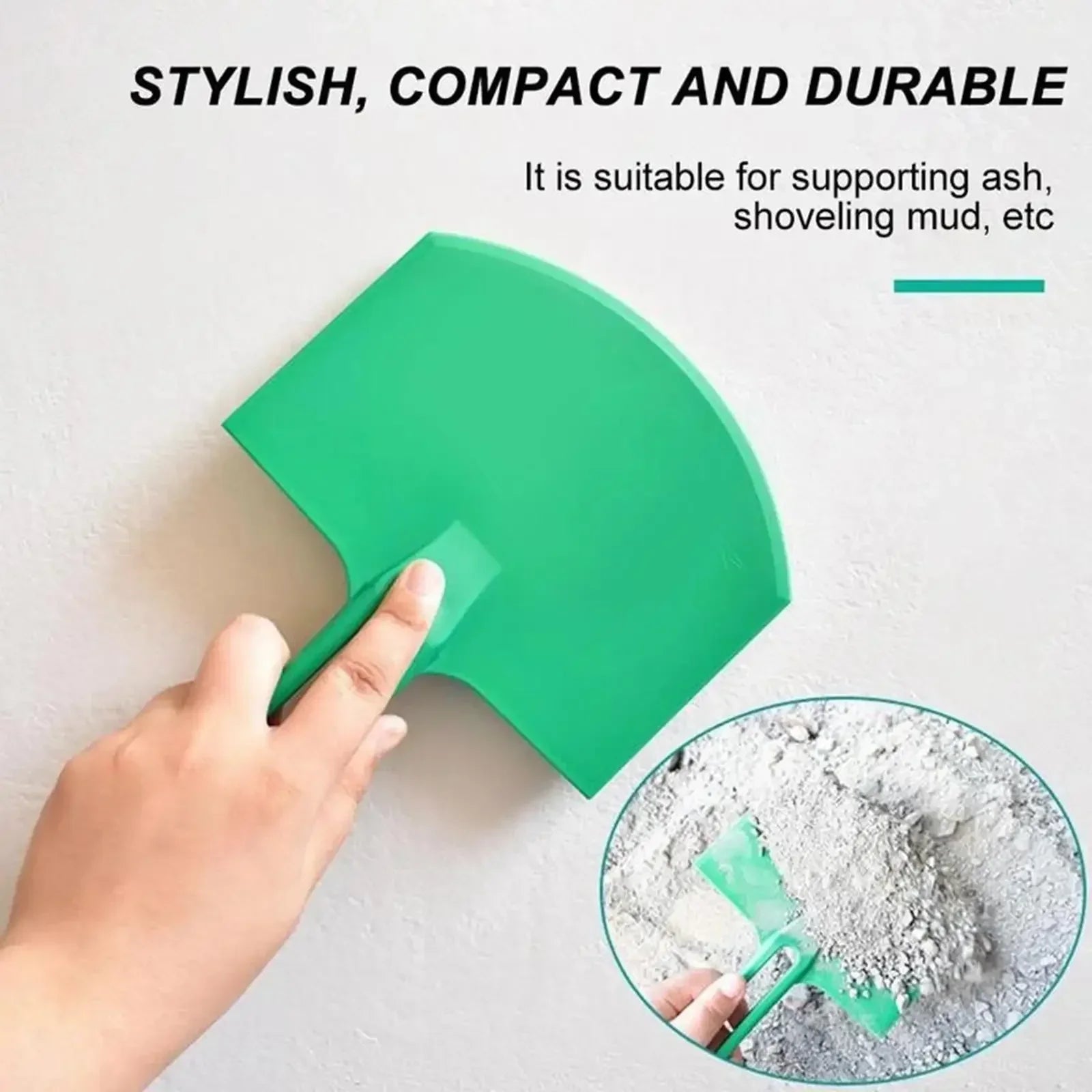 1Pc Curved Bucket Scoop Putty Knife Scraper Spackle Paint for Drywall Finishing Plaster Scraping Decals Patch Construction Tools Oasis Select