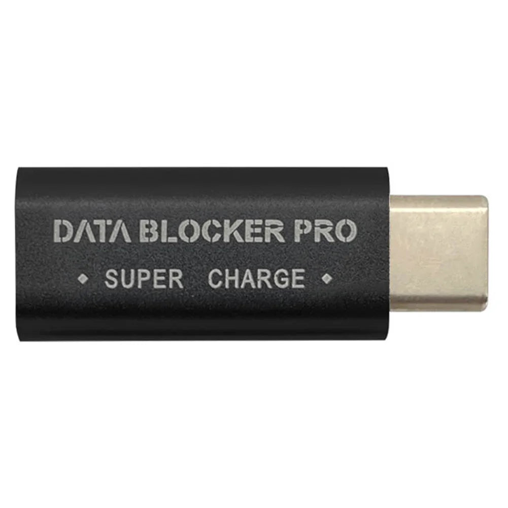 USB C Data Blocker Portable Type C Defender Type C Data Blocker Protect Against Juice Jacking Oasis Select Black China Mainland