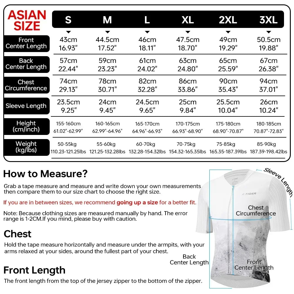 X-TIGER Professional Cycling Jersey Summer Breathable Sports Short Sleeve Shirt Men's TMB Road Bicycle Clothes Racing Jersey Oasis Select