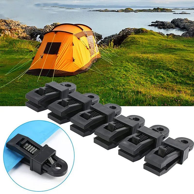 10/20/30pcs outdoor tent clips, curtain clips, multifunctional windproof fixing clips, outdoor guy rope buckles Oasis Select