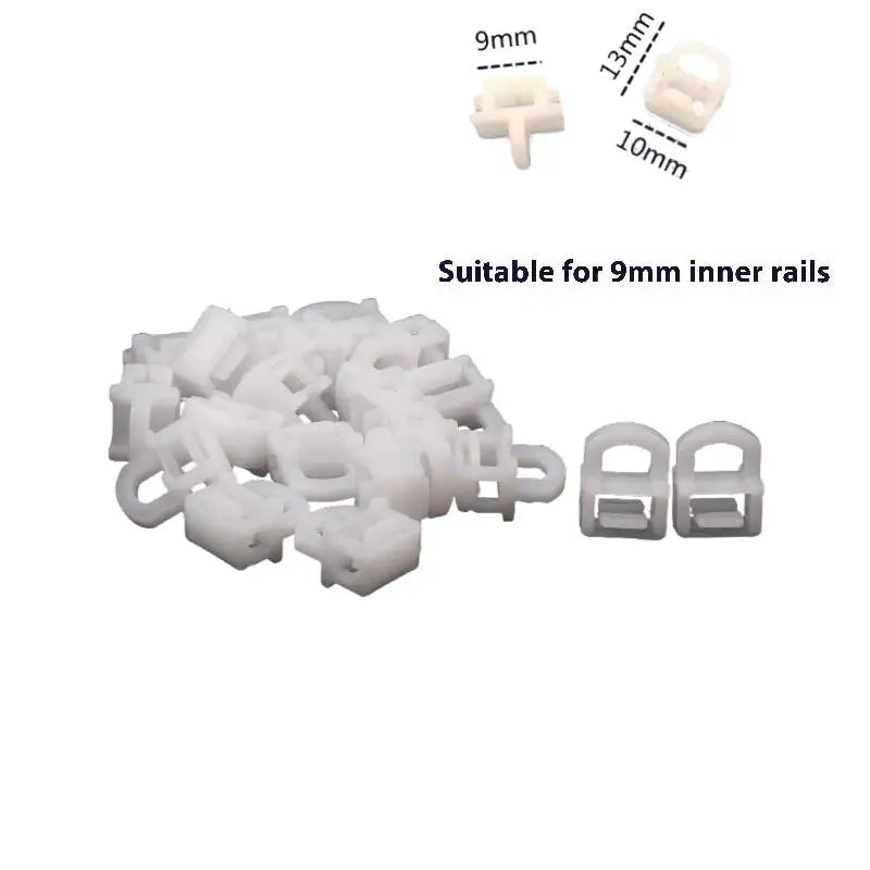 20Pcs Car DIY Accessories 3mm 6mm 9mm For Truck Curtain Slider FH FE FM Automotive Plastic Fastener Clip Oasis Select 9mm 20pcs