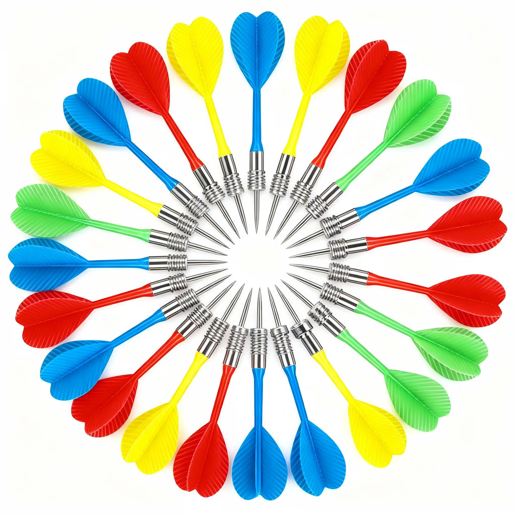 12Pcs Magnetic Darts Safety Replacement Durable Plastic Wing Magnetic Darts Bullseye Indoor Game Toys Accessories Adults Kids Oasis Select