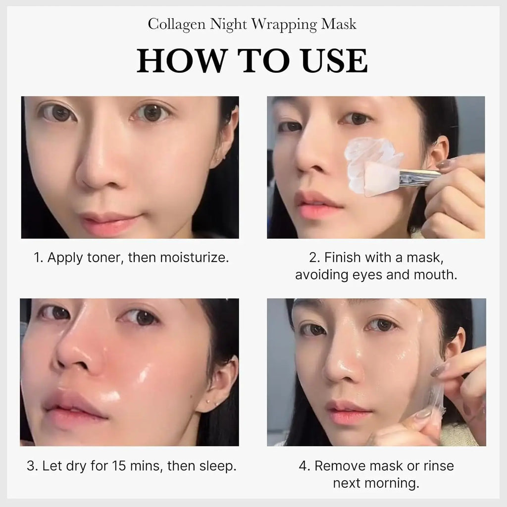 Korean Collagen Peel-Off Face Mask – Firming & Hydrating 65g