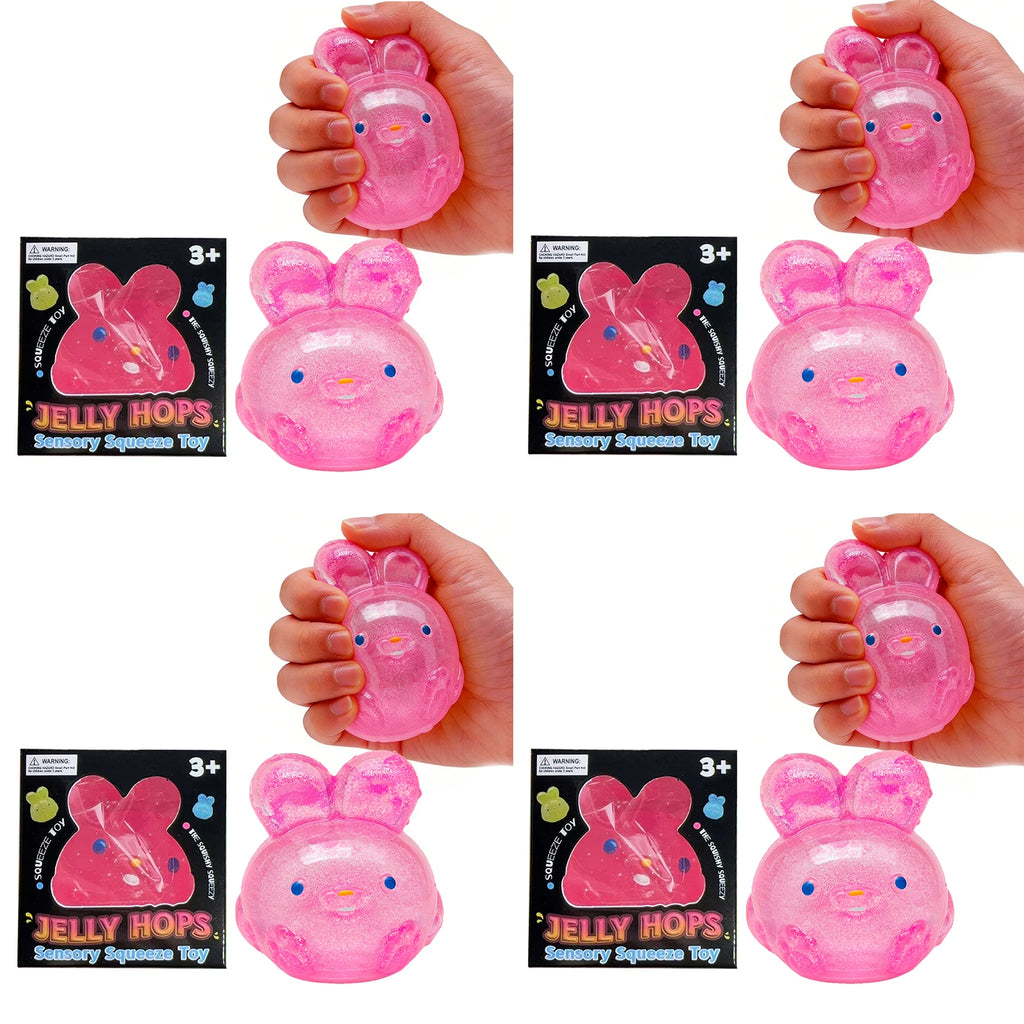 Rabbit Jelly Squishy Toy – TPR Fidget Squeeze Toy for All Ages