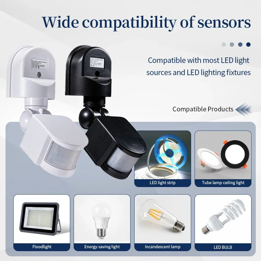 12V PIR Motion Sensor Switch – Auto Infrared Light Detector Motion Sensor Switch Oasis Select