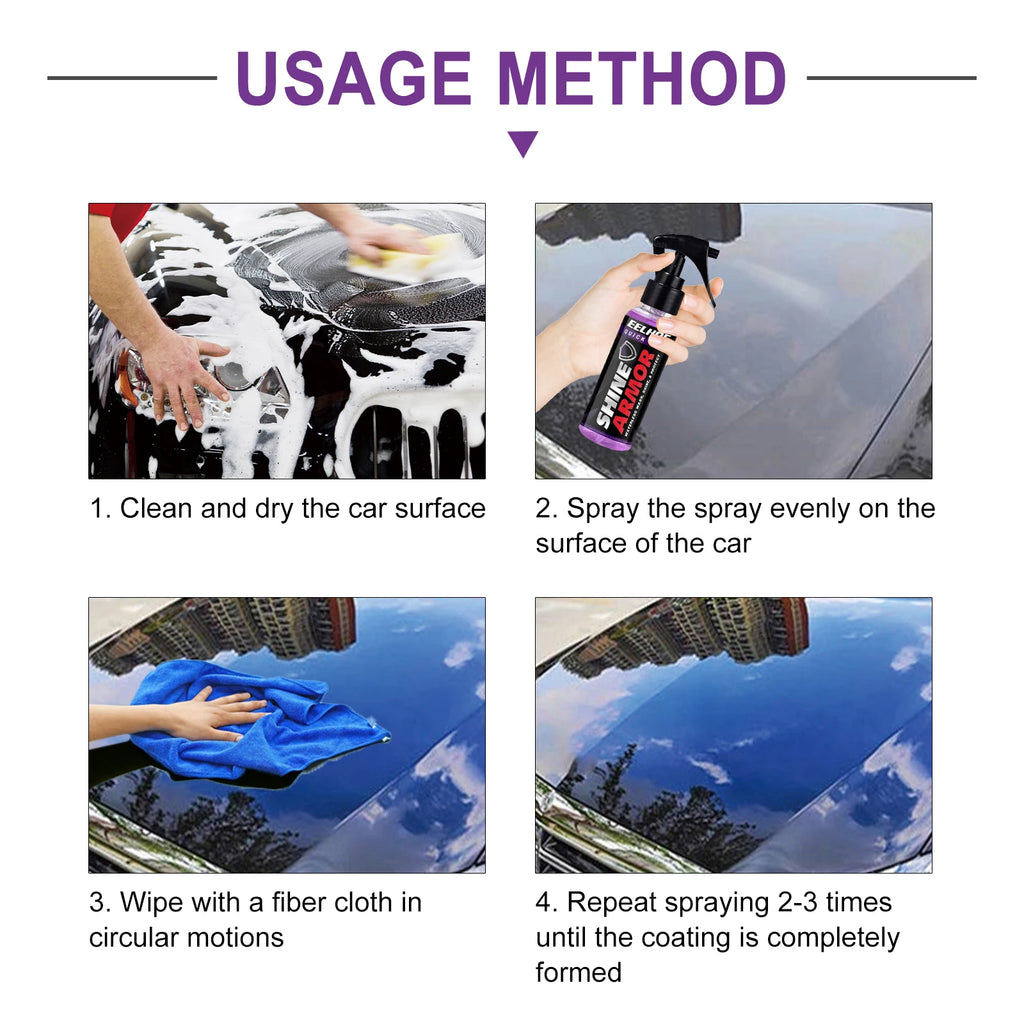 Eelhoe Auto Coating Spray Cleaning Exterior Scratch Restorer Polishing Paint Coating Hydrophobic Protection Quick Dry Coating Oasis Select
